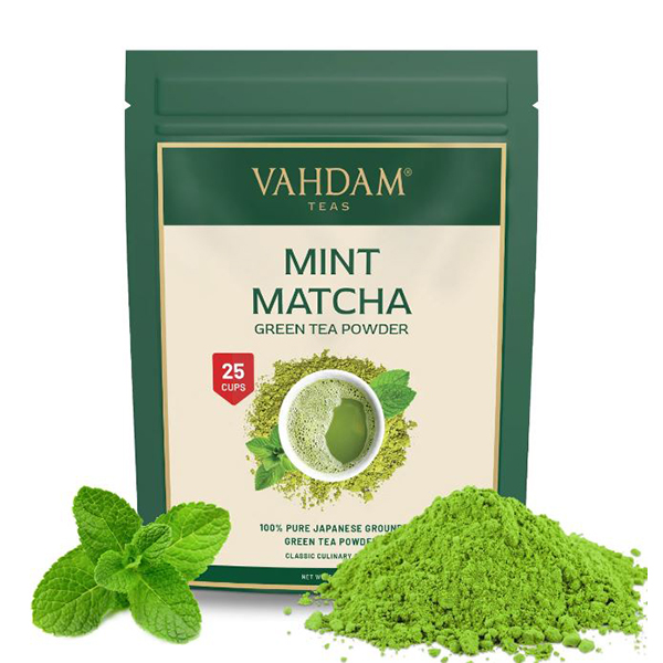 Mint Matcha Green Tea Powder, 50 Gm