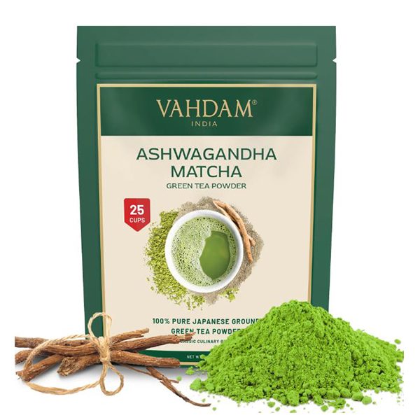 Ashwagandha Matcha Green Tea Powder, 50 Gm