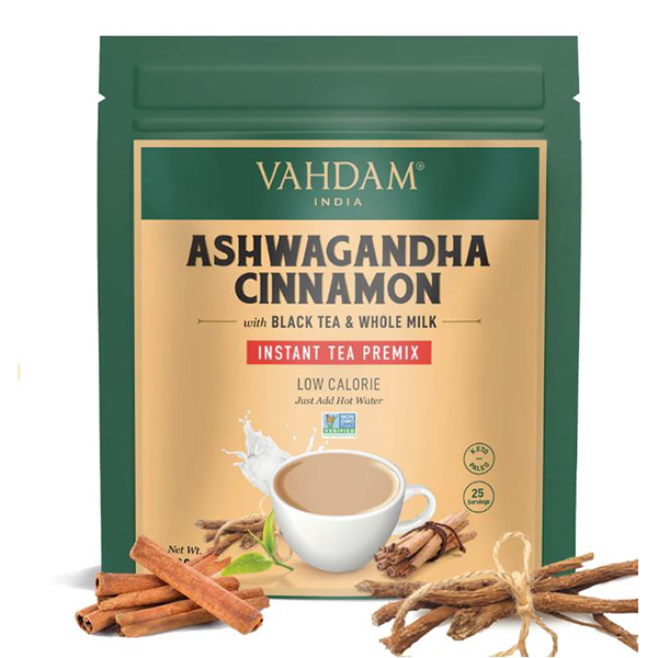 Ashwagandha Cinnamon Chai Instant Tea Premix, 200 Gm
