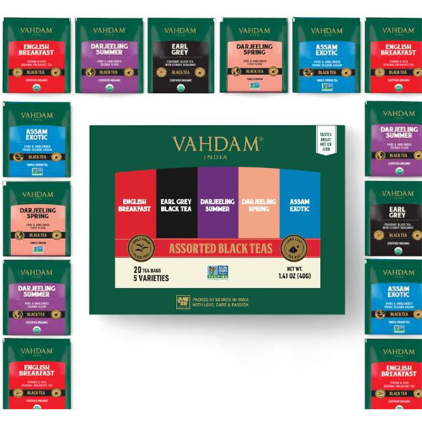 Black Tea Bags Sampler | 5 Variants, 20 Count