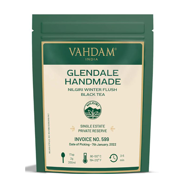Glendale Handmade Nilgiri Winter Flush Black Tea (Inv 599/2022)