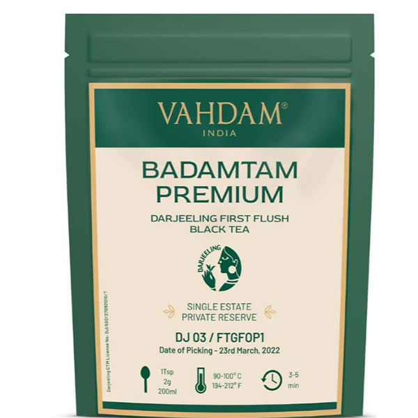 Badamtam Premium Darjeeling First Flush Black Tea (Dj 03/2022)