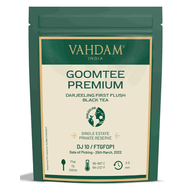 Goomtee Premium Darjeeling First Flush Black Tea (Dj 10/2022)