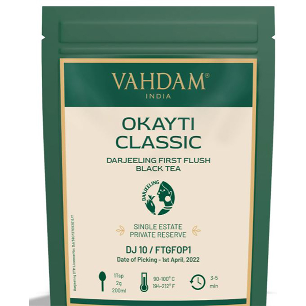 Okayti Classic Darjeeling First Flush Black Tea (Dj 10/2022)