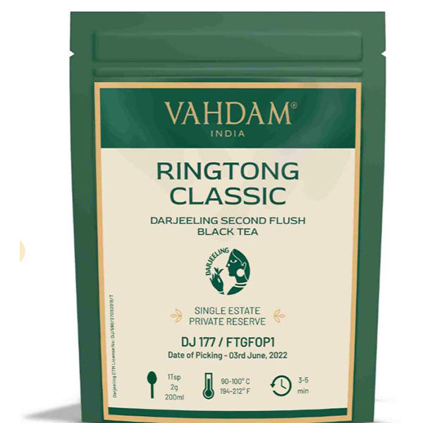 Ringtong Classic Darjeeling Second Flush Black Tea (Dj 177/2022)