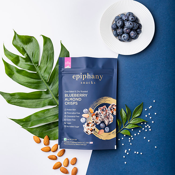 Blueberry Almond Crisps