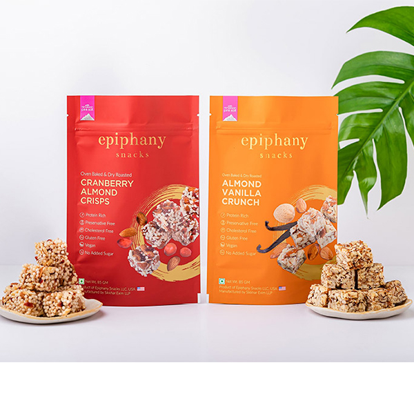 Cranberry Almond Crisps + Almond Vanilla Crunch