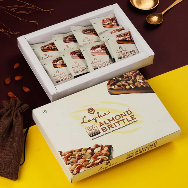 Loyka Almond Brittle Box 9Piece (153 Grams)