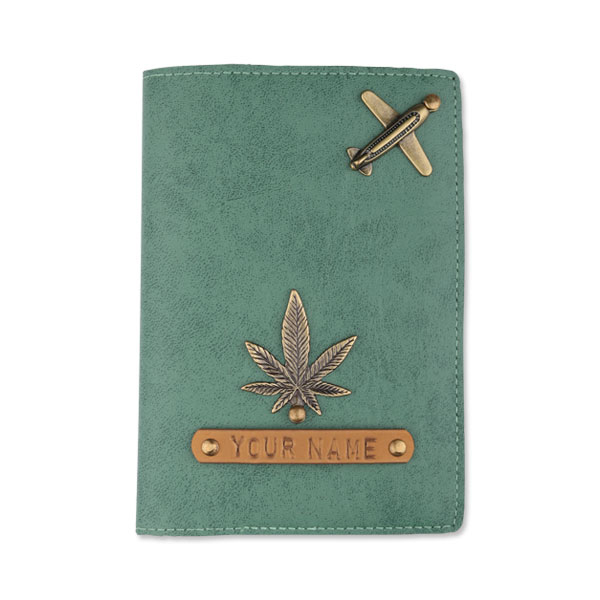 Personalized Passport Cover – Green