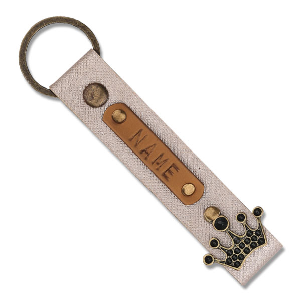 Personalized Keychain – Gold