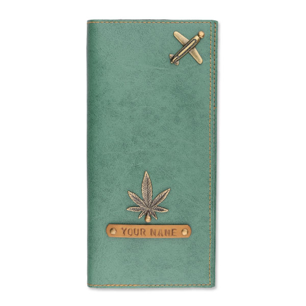 Personalized Travel Wallet – Green