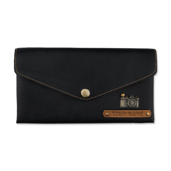 Personalized Women’S Wallet – Black