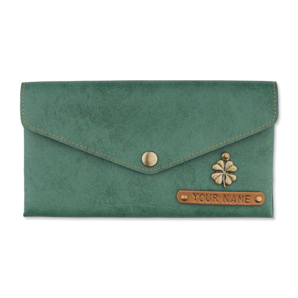 Personalized Women’S Wallet – Green