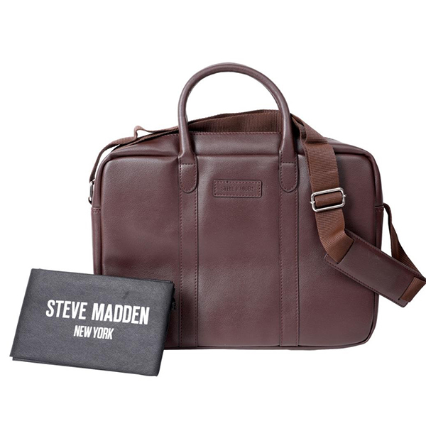 Steve Madden Vegan Leather Laptop Hand Bag - Sm 1326