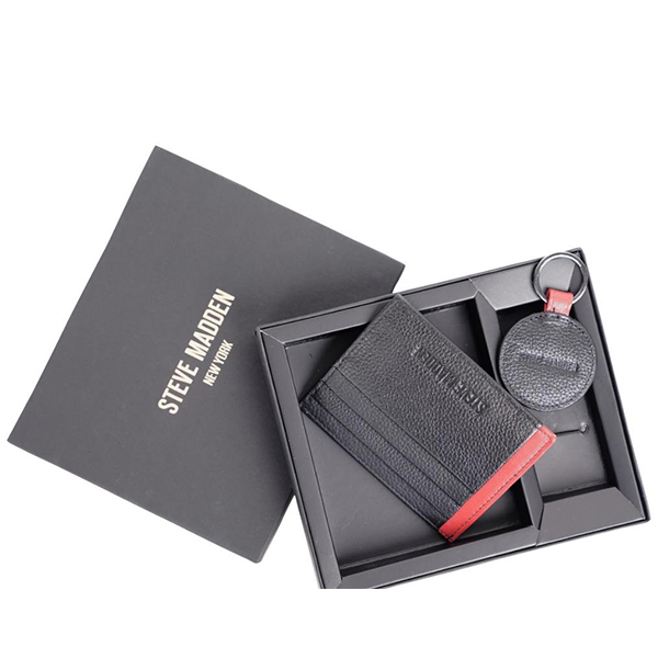 Steve Madden Card Holder & Keychain Set - Sm 1507
