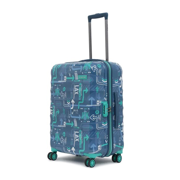 Jfk Hard Luggage Trolley Bag Medium Denim Blue
