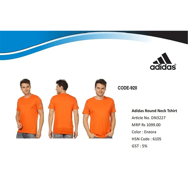 Adidas Round Neck Dryfit Tshirt Dn3227 Eneora
