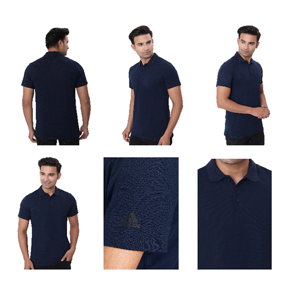 Adidas Poly Cotton Tshirt Hz5390 Navy