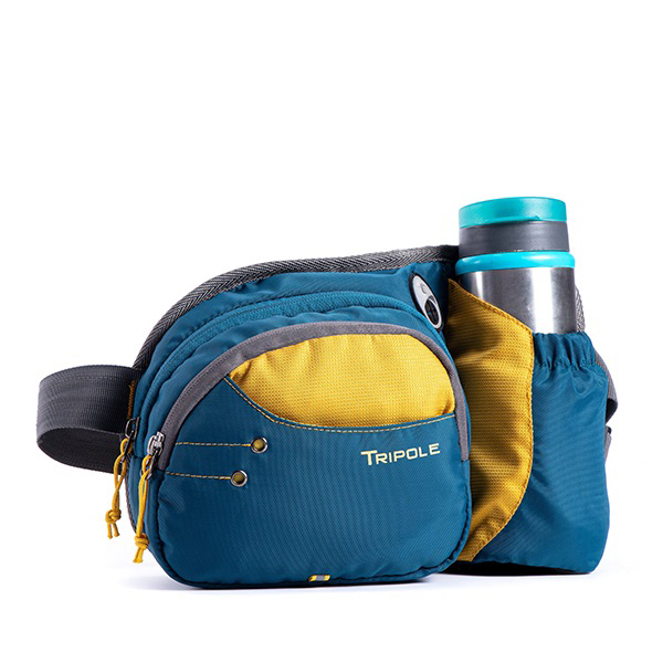 Tripole Hydra Waist Pack With Bottle Holder For Running, Cycling And Daily Use | Blue