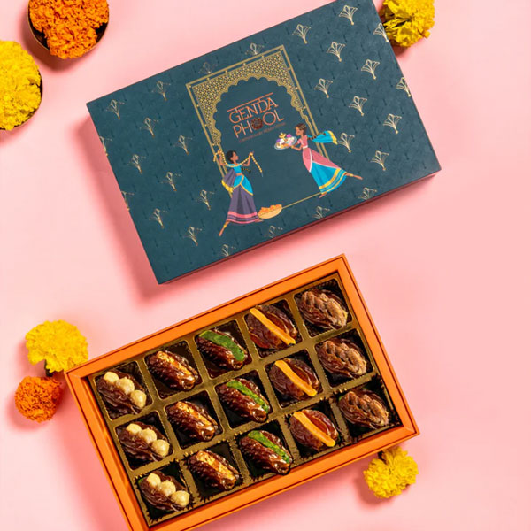 Assorted 15 Piece Stuffed Medjool Dates Box