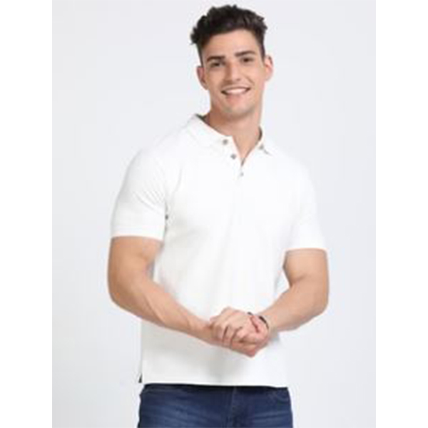 Sustainable Polo T-Shirt - White