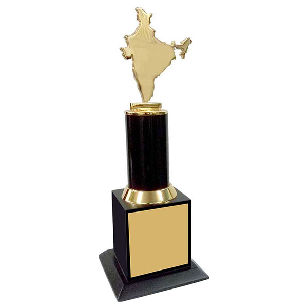 Indian Map Trophy Model-1083 100X100X270Mm