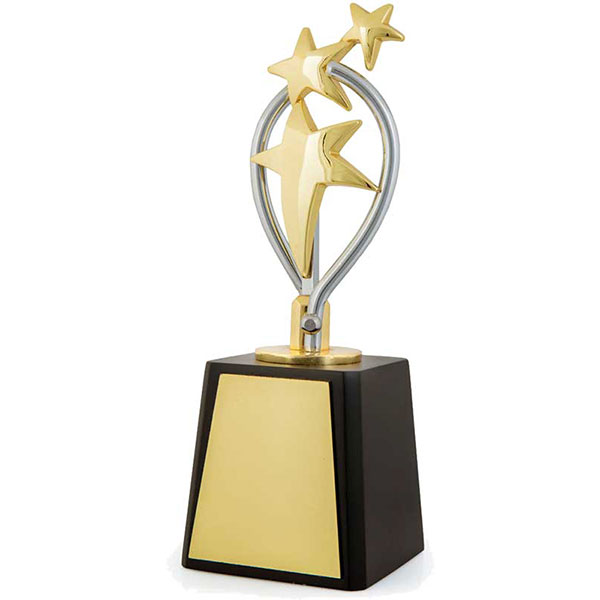3 Star Trophy Model-1094 A 70X70X201Mm
