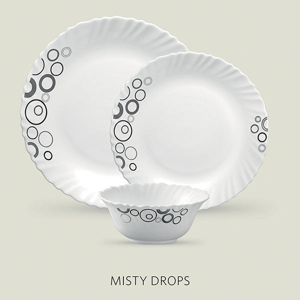 La Opala Diva Classique 6 Pcs Dinner Set- Misty Drops