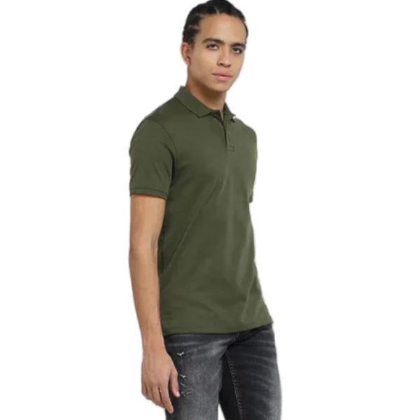 Jack&Jones - Interlock Polo - Olive Green
