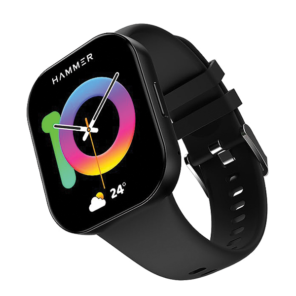 Hammer Robust 1.96" Amoled Smart Watch For Men With Bt Calling, 410 * 502 Px