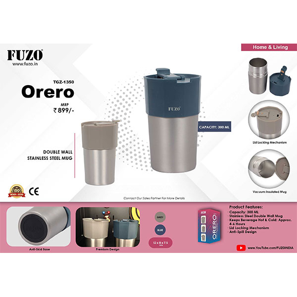 Double Wall Stainless Steel Mug Orero Tgz-1350