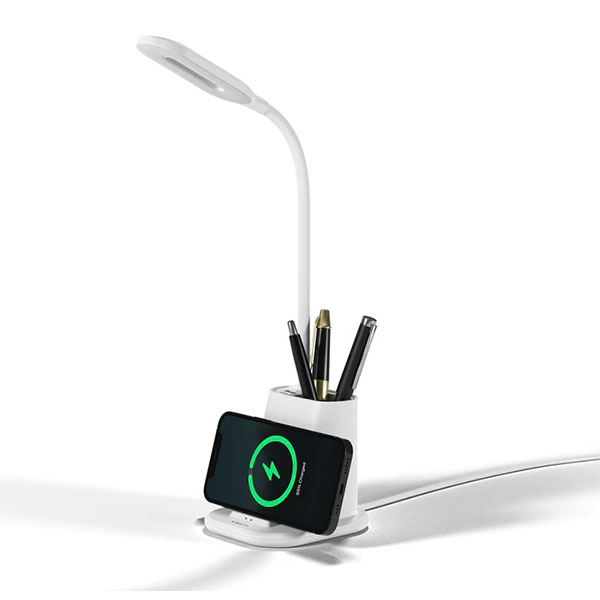 Xech Quest Pro Multifunctional Table Lamp With A Powerful 15W Wireless Charger