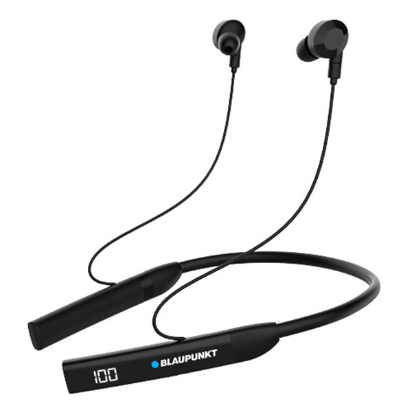 Wireless Earphones Be100 Neckband With Ultra-Long Playtime (Black)
