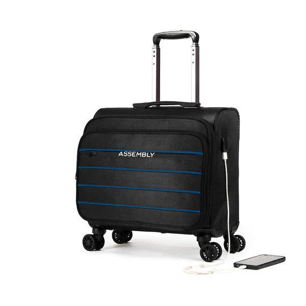 Valise | Black | Overnighter Trolley