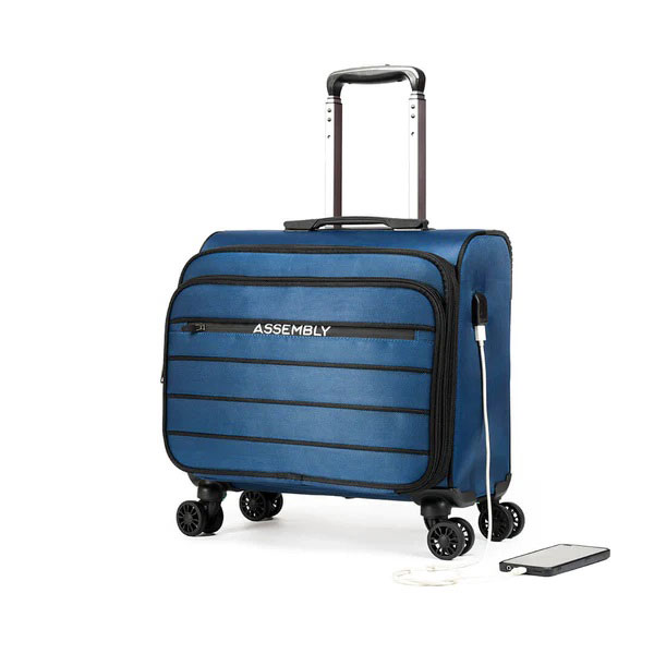 Valise | Blue | Overnighter Trolley