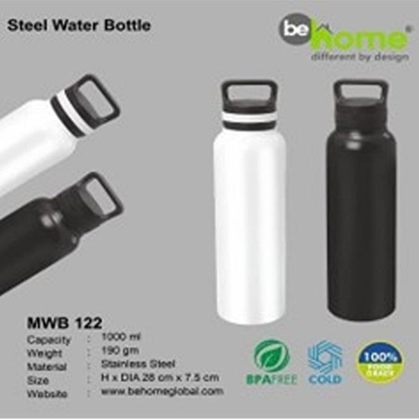 Behome Steel Water Bottle Mwb-122 1000 Ml
