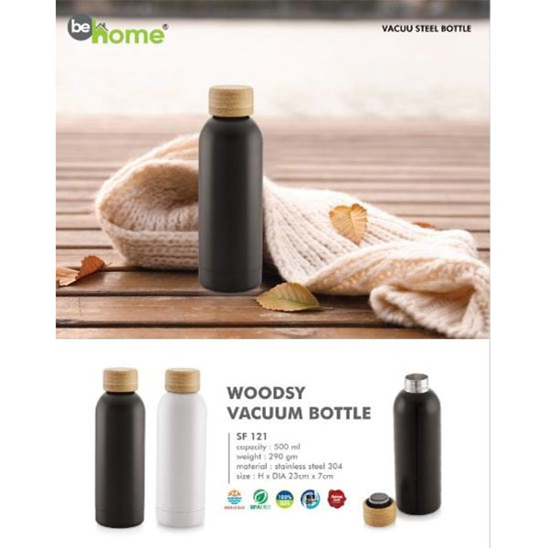 Behome Woodsy Vacuum Bottle Sf-121 500 Ml