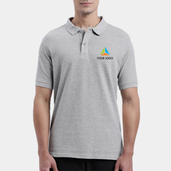 Wildcraft Polo T-Shirt Grey Melange