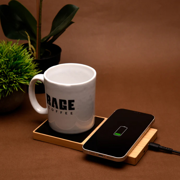 Willow 15W Wireless Charger With Cup Warmer Waw9005