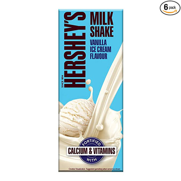 Hershey'S Milk Shake Vanila Ice Cream Flavour 180Ml