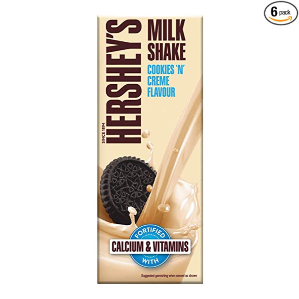 Hershey'S Milk Shake Cookies N Creame Flavour 180Ml