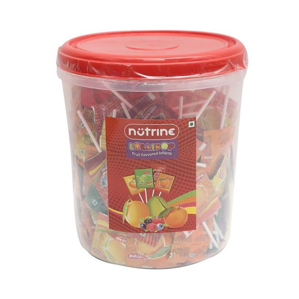 Nutrine Lollipop Assorted Jar 1050G