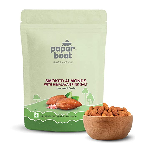 Paperboat Nuts & Dry Fruits Smoked Almond With Himalayan 
Pink Salt 200G