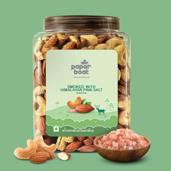 Paperboat Nuts & Dry Fruits Smoked With Himalayan Pink Salt 1