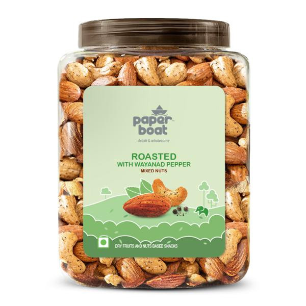 Paperboat Nuts & Dry Fruits Roasted With Wayanad Pepper 1