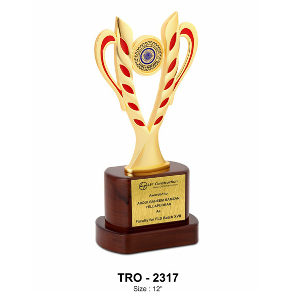 Cup Metal Trophy Tro-2317 (12 Inches)