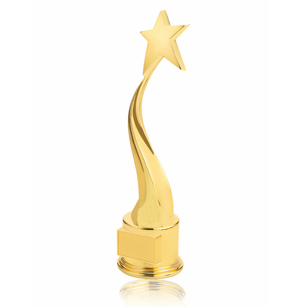 Super Premium Star Trophy With A Metal Base Tro-2301 (13.5 Inches)