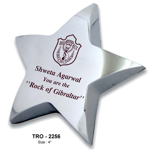 Metal Star Memento Tro-2256 (4 Inches)