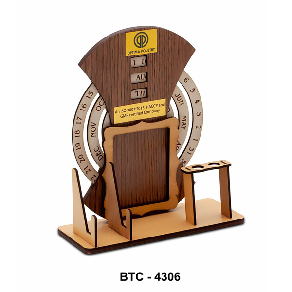 Wooden Calender Btc-4306