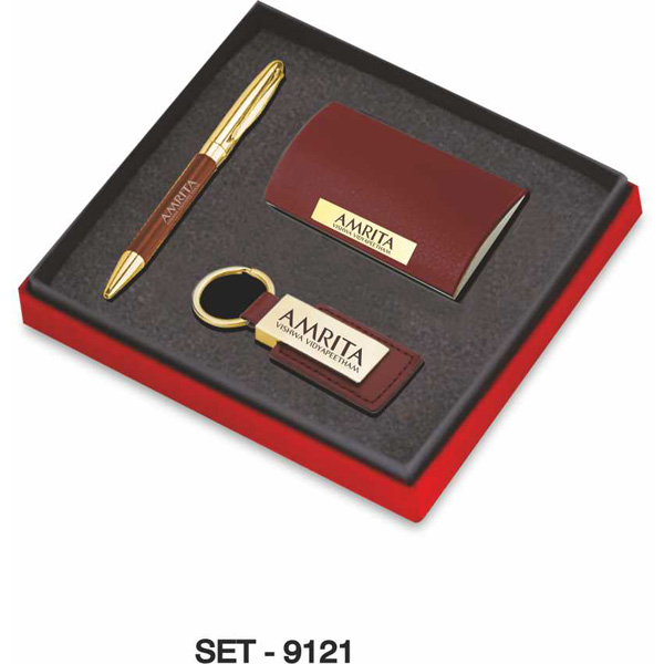 3 In 1 Pen+Visiting Card Holder+Keychain 9121